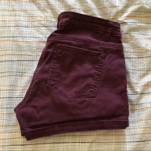 H&M Maroon Shorts